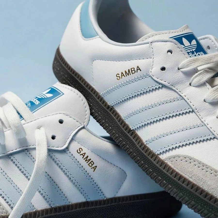 Sepatu Adidas Handball Spezial Ice Blue - Image 5