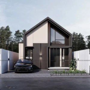 Desain Rumah 5,8×20 Meter 2 Lantai